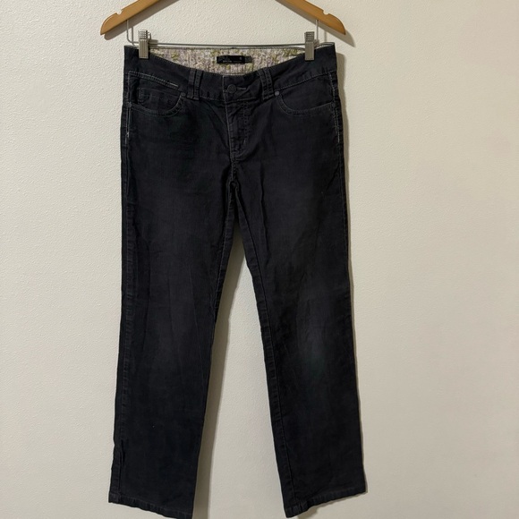 Prana Canyon Cord Pant Gray Fine-Wale Low
Rise Straight Leg Stretch-6 - Picture 2 of 9